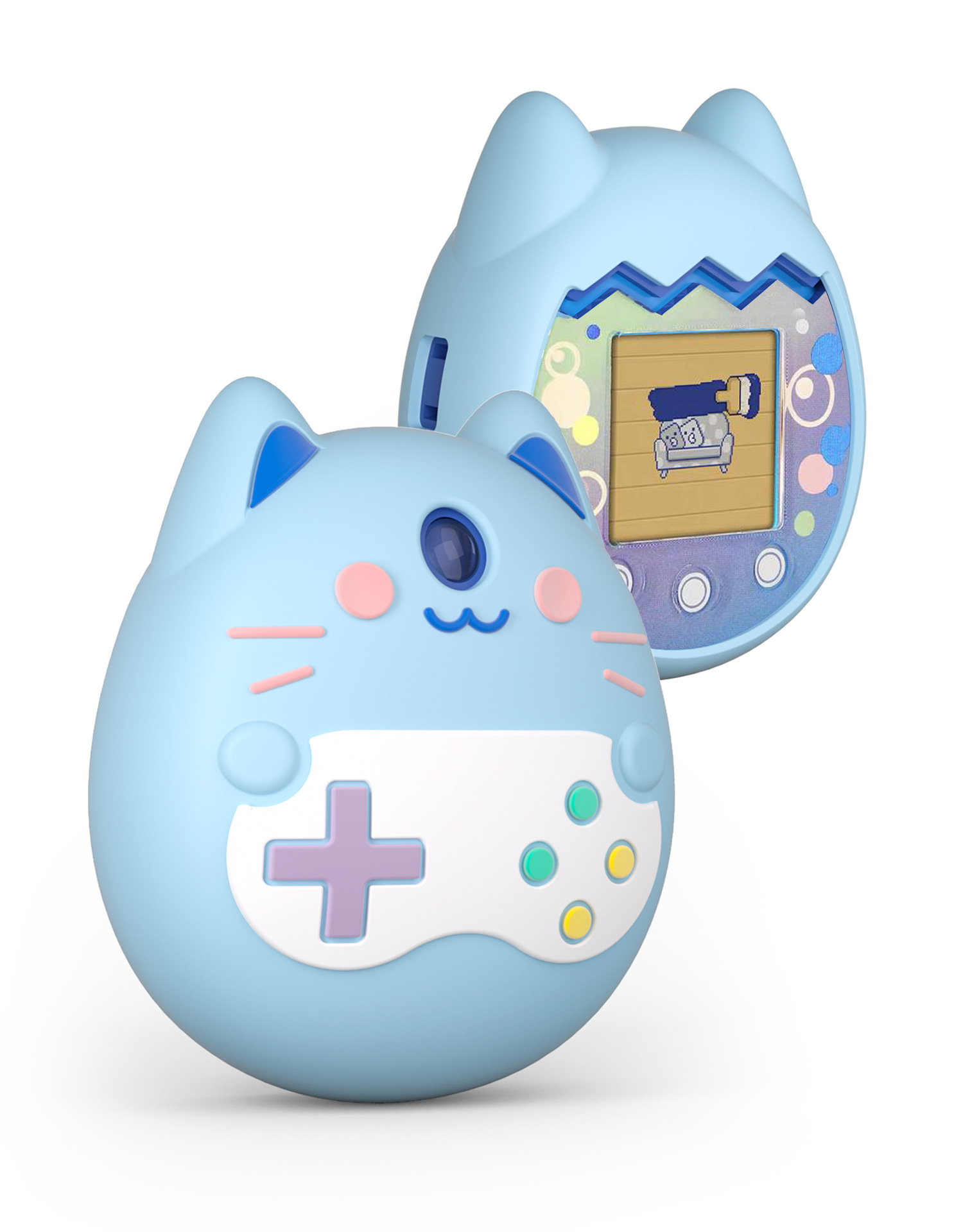 Tamagotchi Electronic Pet Virtual - 耐衝撃シリコン仮想電子ペットゲーム機保護ケースカバータマゴッチピックス用
