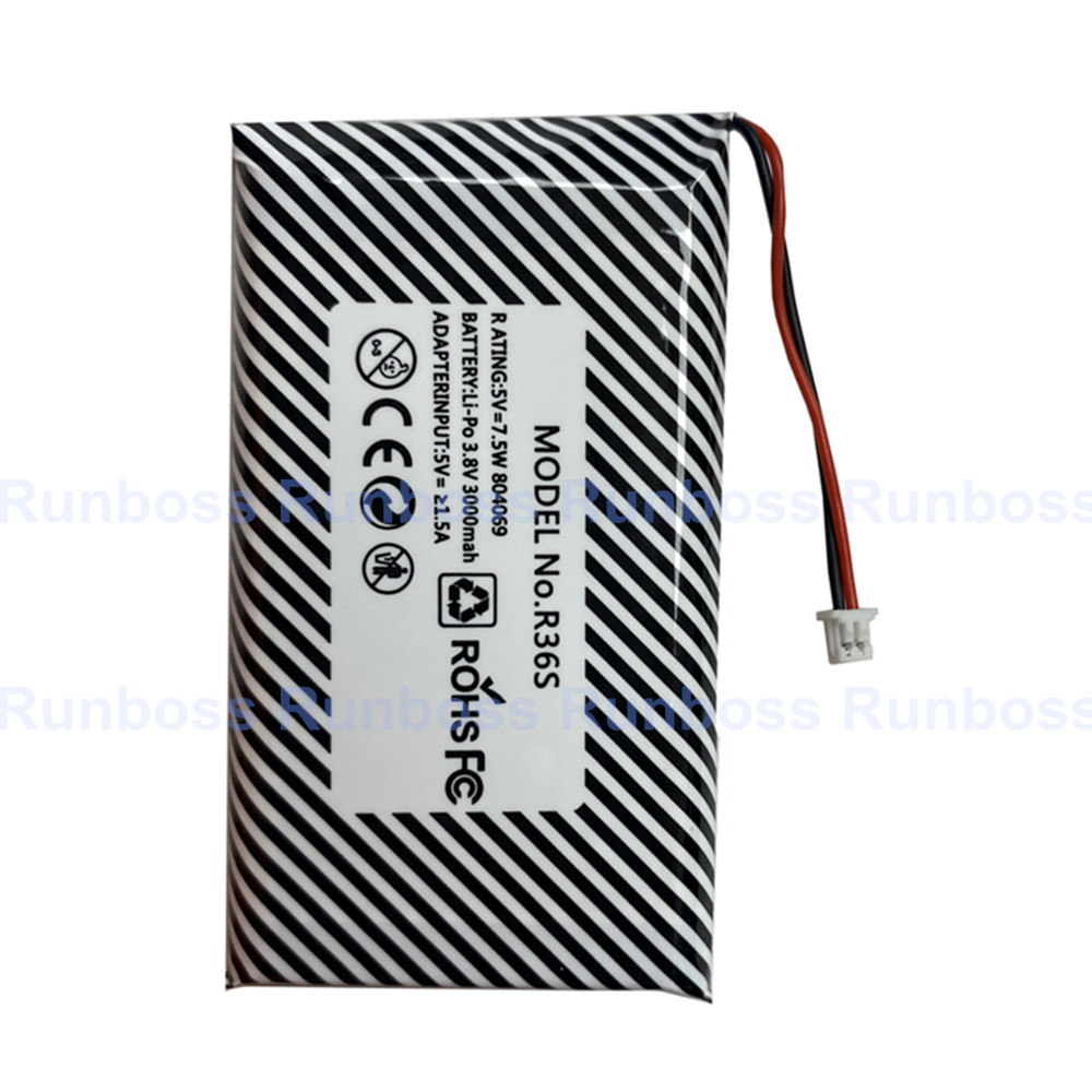 Retro Handheld Game Console R36S - 804169リチウムポリマーバッテリー 804069 804066 3.7V 3000mAh オープンソースコンソールR36Sゲーム機用バッテリー