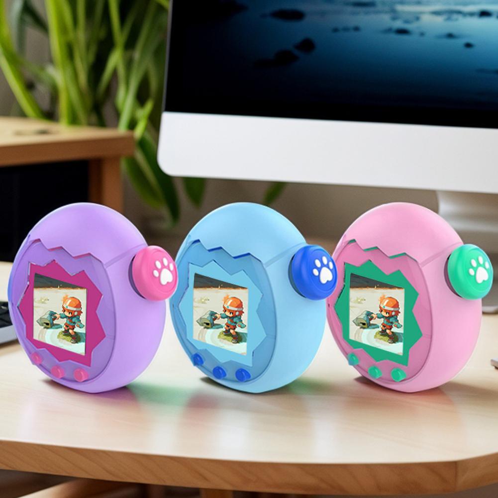 Tamagotchi Electronic Pet Virtual - たまごっちパラダイス用シリコンケース、仮想電子ペットゲーム機ソフト保護スリーブホルダーシェルアクセサリー