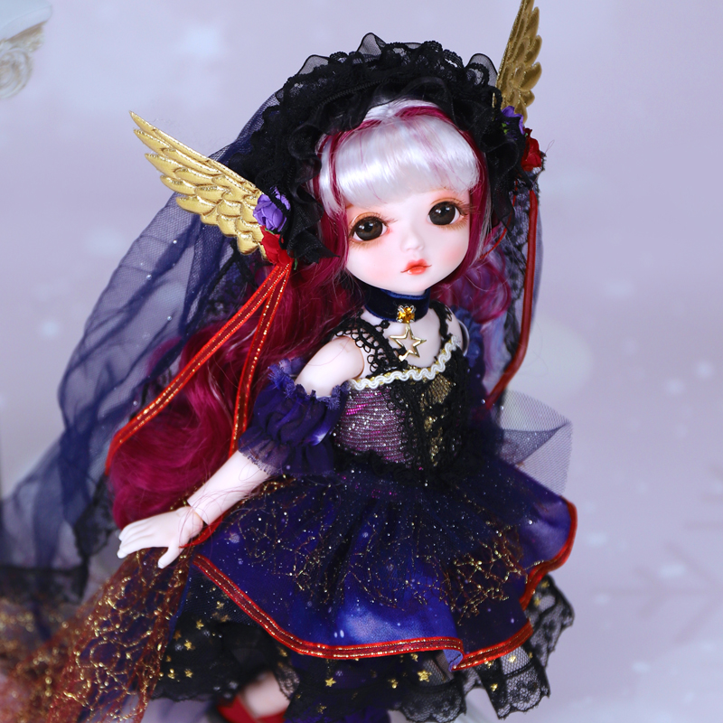 Bjd Doll 1 6 Full Set With Clothes - 夢のようなおとぎ話の人形,28cm,関節式ボディボールジョイント,服と靴が付いた完全なセット,DIYおもちゃ,女の子へのギフト,1/6