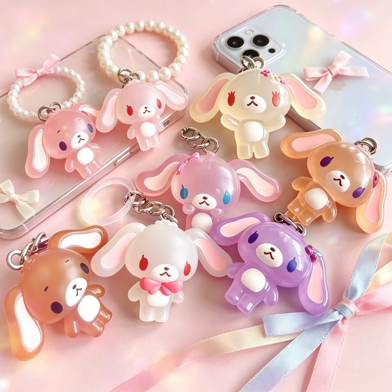 Anime Action Figure Blind Box - 2026年発売、アニメのキャラクターをモチーフにしたアクションフィギュア、シュガーバニーズのペンダント、ブラインドボックス、卓上玩具、キーホルダー、海辺のバケーションシリーズ、クリスマスギフト。