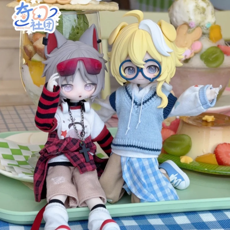 Anime Action Figure Blind Box - 新作ミライドールズ「ウィムシー・クラブ」1/8 BJD ブラインドボックス アクションフィギュア コレクターズドール 2種類の表情
