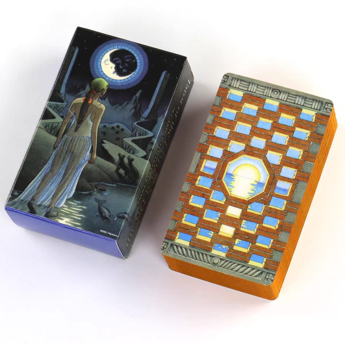 78枚のロングドリームカードとガイドブック付きライダーウェイ - Tarot Cards Deck With Guidebook のレビューと価格