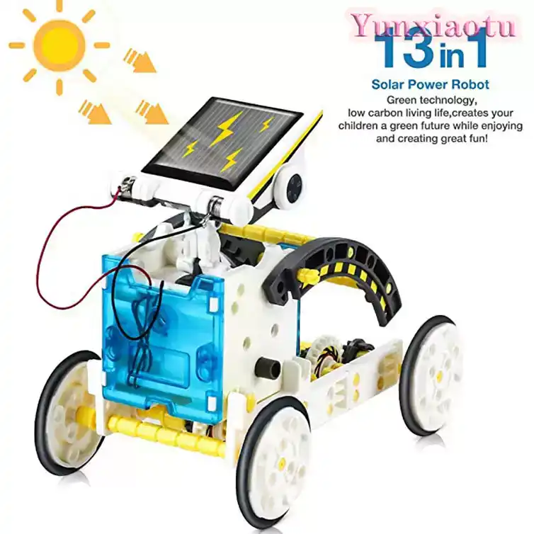 12種類の機能が搭載されたソーラーロボットSTEM組み立てキ - Stem Solar Robot Kit For Kids のレビューと価格
