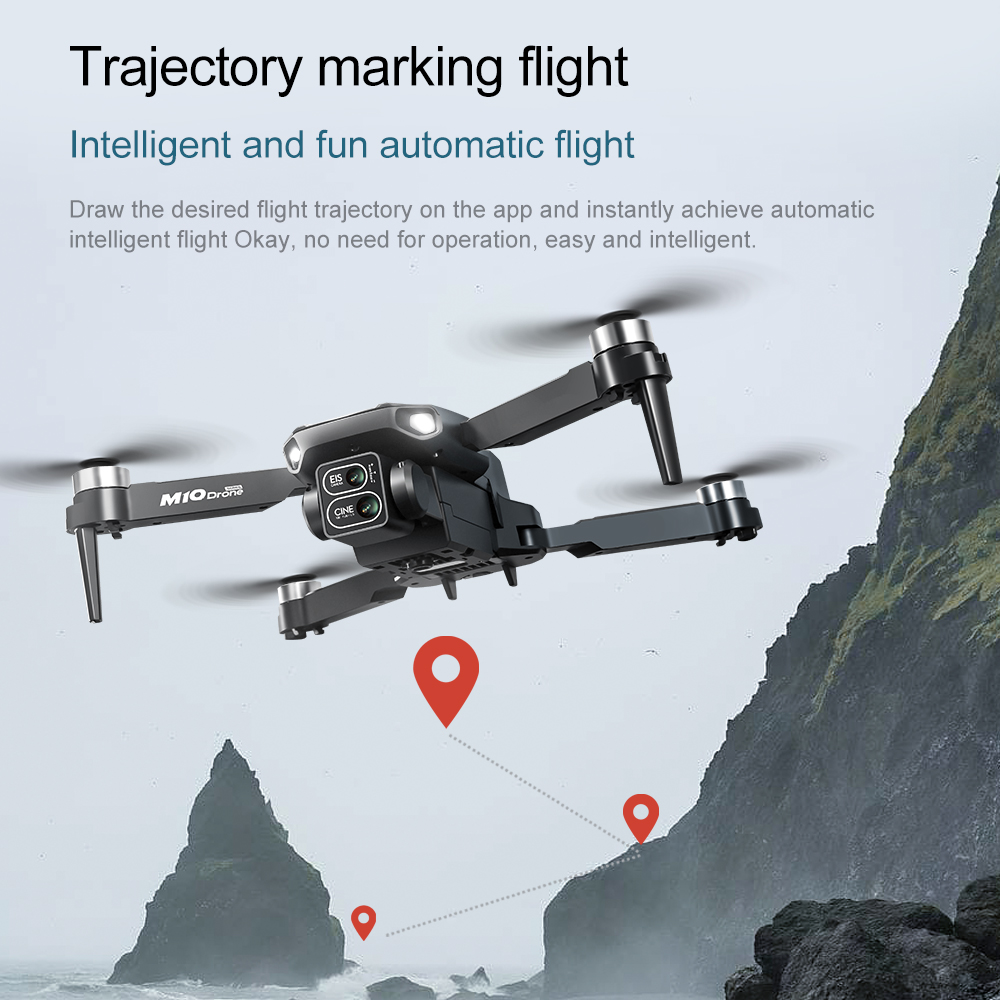 オリジナルドローンM10 4K 5G HDデュアルカメラ、画 - Fpv Brushless Rc Drone 4K のレビューと価格
