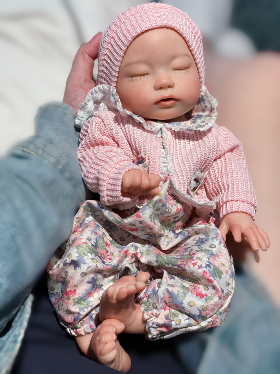 13.7インチ（35cm）全身ソフトシリコン新生児女の子リボ - Reborn Baby Doll Silicone Realistic のレビューと価格