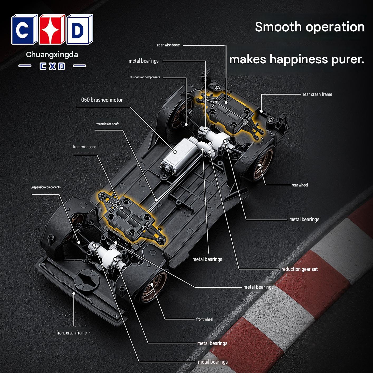 CXD2401 1/24スケール RCドリフトカー 2.4G - Rc Drift Car 1 24 Scale 4Wd のレビューと価格