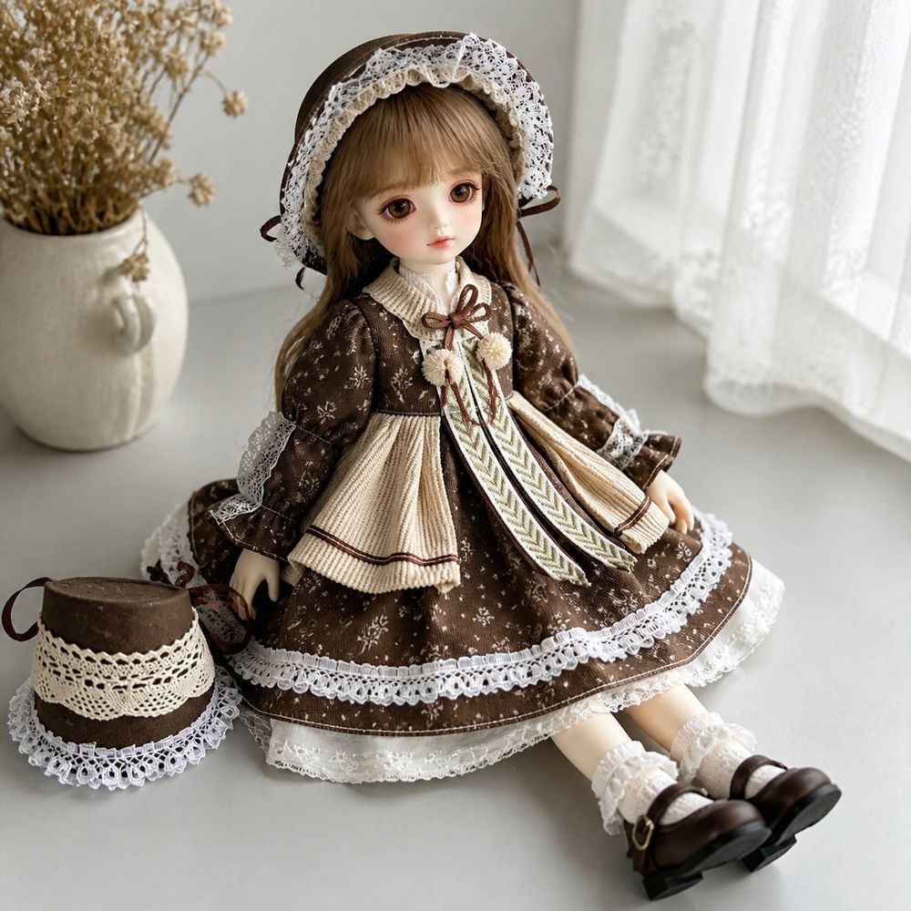 30cmフィットドール服セット ロリータスタイル 1/6スケ - Bjd Doll 1 6 Full Set With Clothes のレビューと価格
