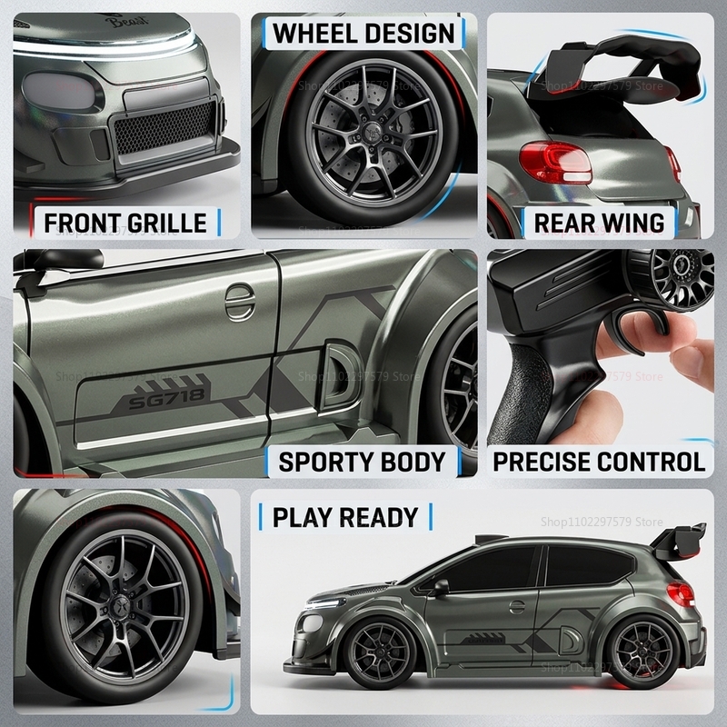 2026年最新モデル SG718 レースウェイ・ドリフトRC - Rc Drift Car 1 24 Scale 4Wd のレビューと価格