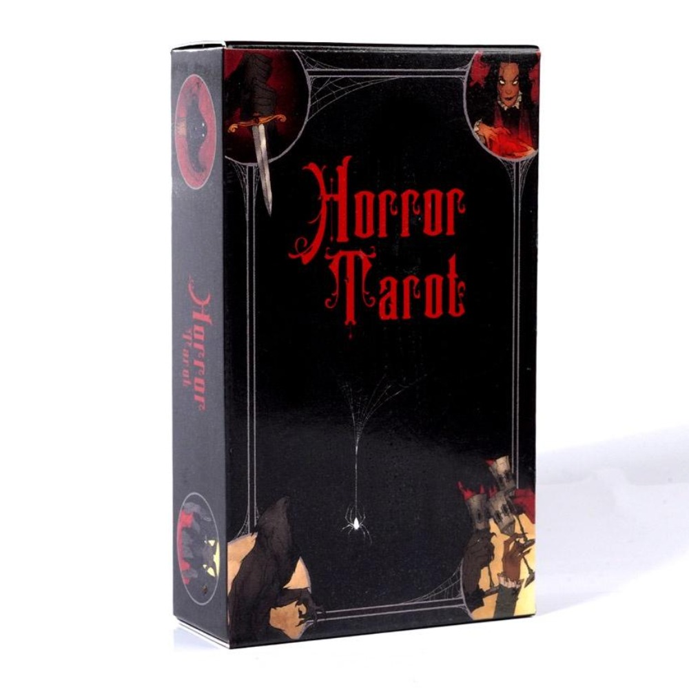 ホラータロットカードゲーム、10.3x6cm - Tarot Cards Deck With Guidebook のレビューと価格