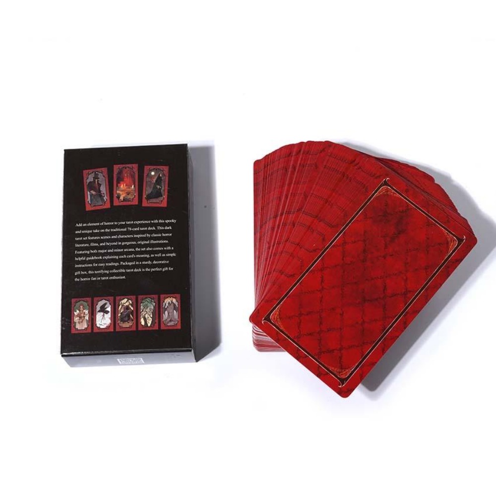 ホラータロットカードゲーム、10.3x6cm - Tarot Cards Deck With Guidebook のレビューと価格