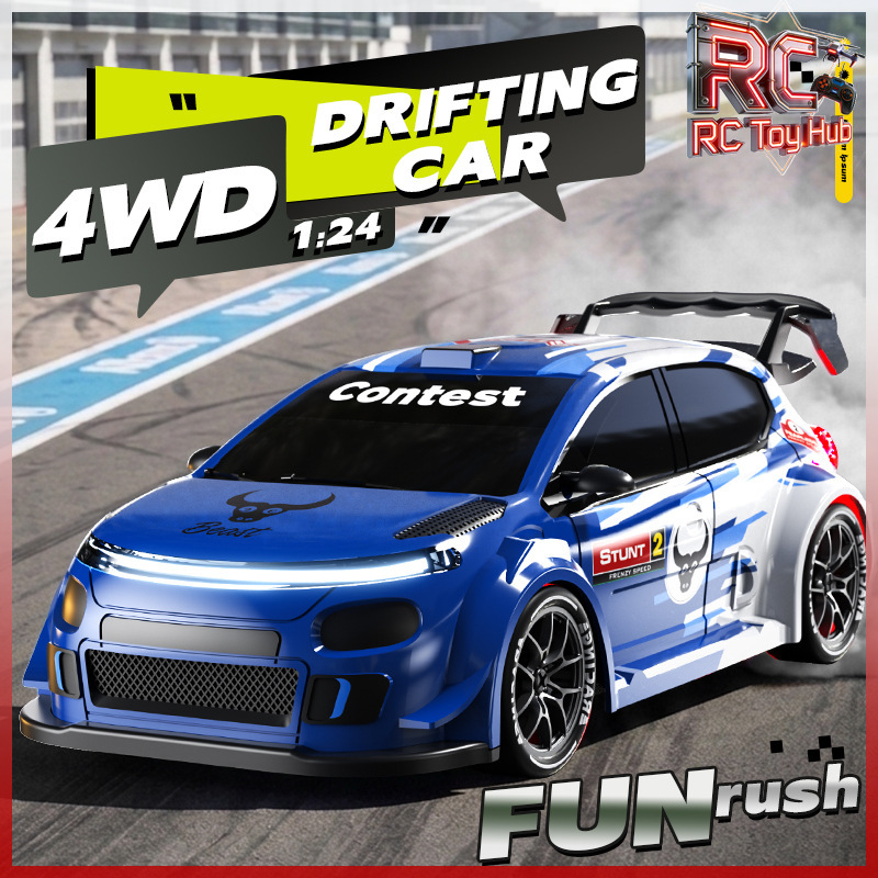 1/24スケールのシミュレーションRCドリフトカー。4WD電 - Rc Drift Car 1 24 Scale 4Wd のレビューと価格