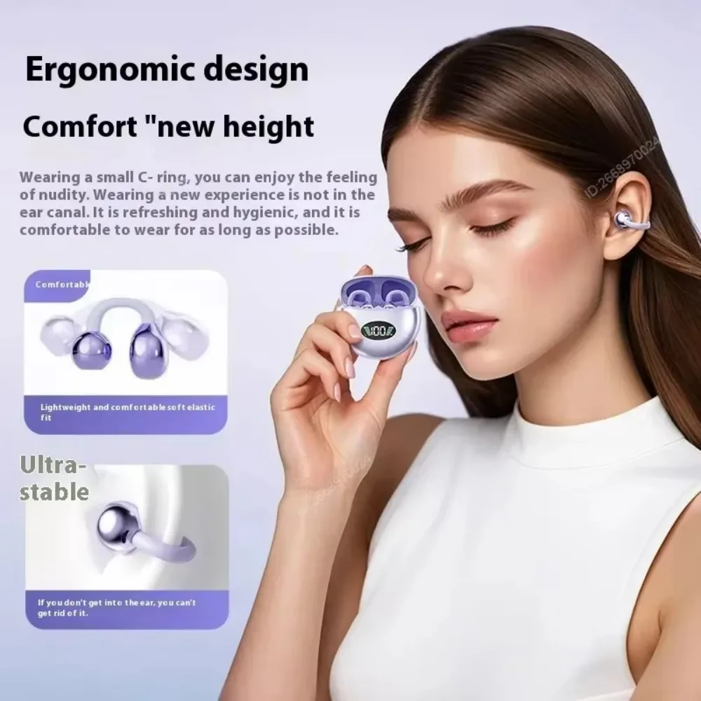 2028 ワイヤレスBluetoothイヤホン、クリップ式Q - Video Games のレビューと価格