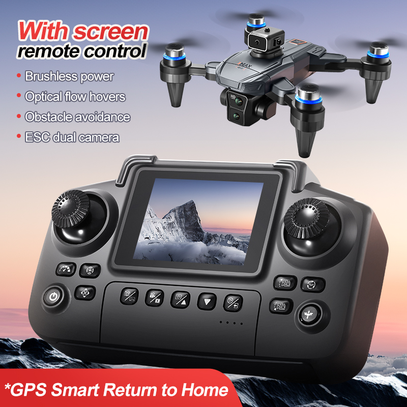 GPS RC ドローン スクリーン付き 4K プロフェッショ - Fpv Brushless Rc Drone 4K のレビューと価格